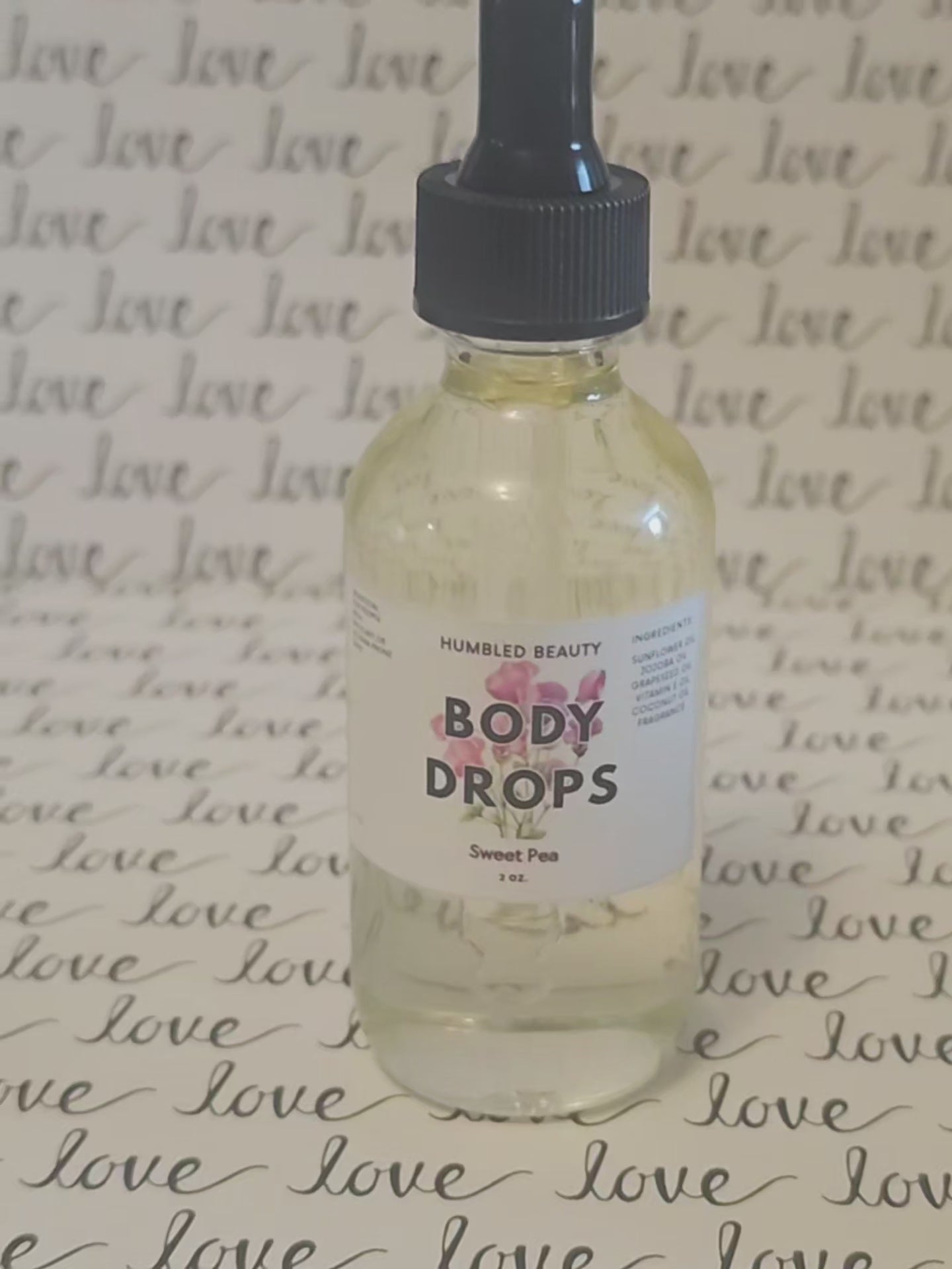 Sweet Pea Body Drops