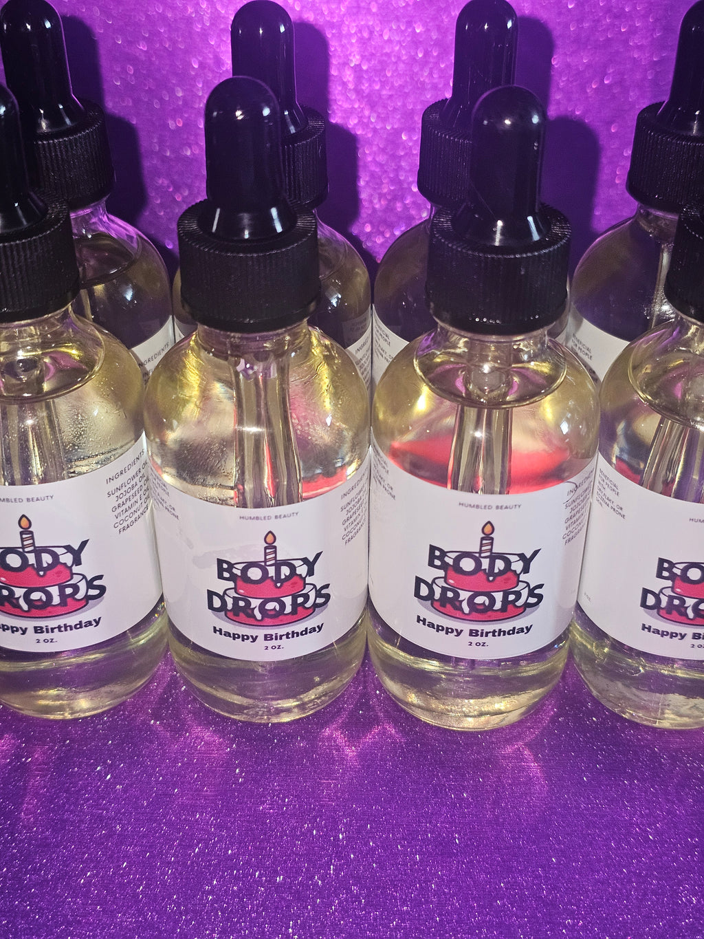 Happy Birthday Body Drops