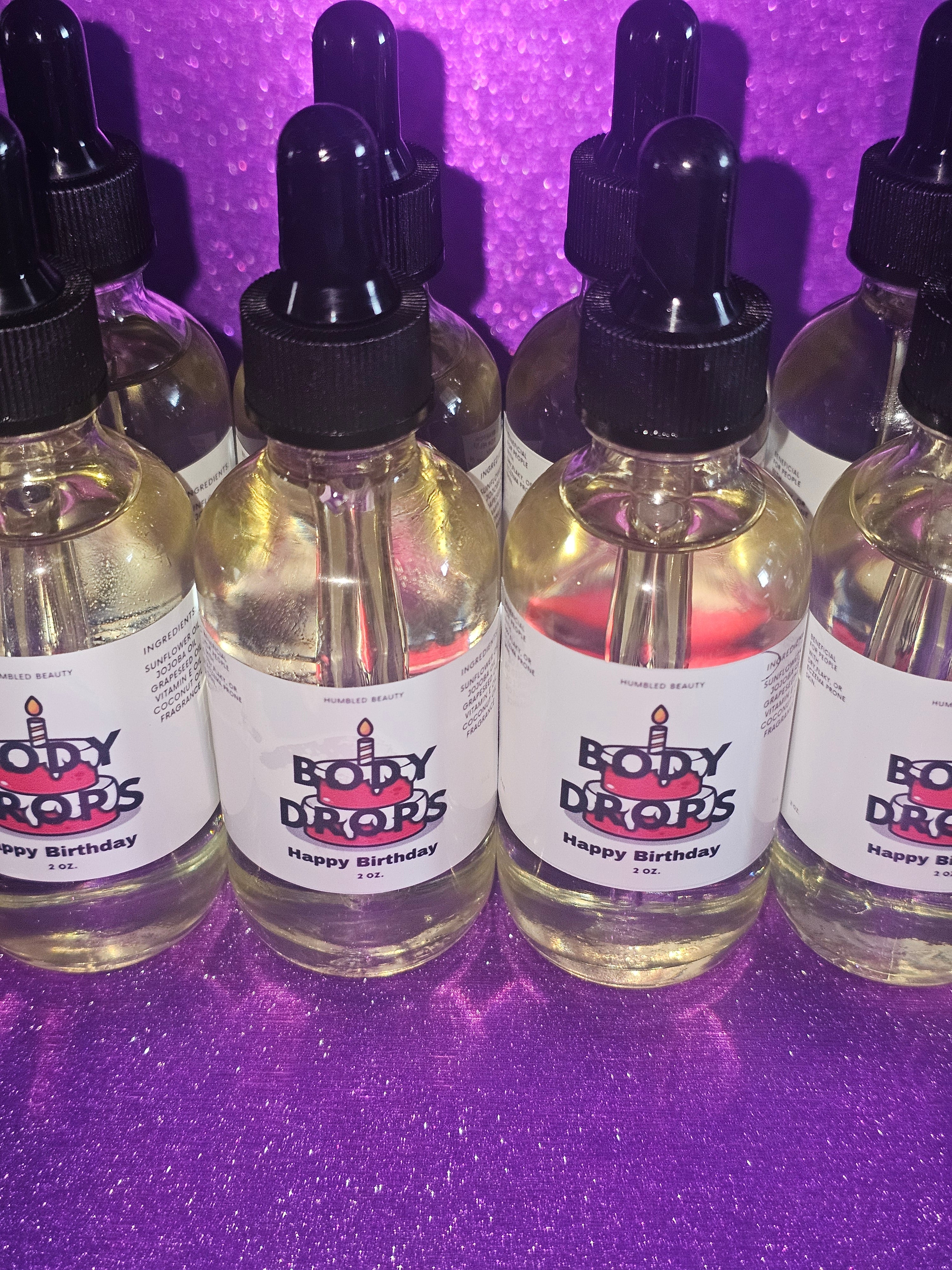 Happy Birthday Body Drops