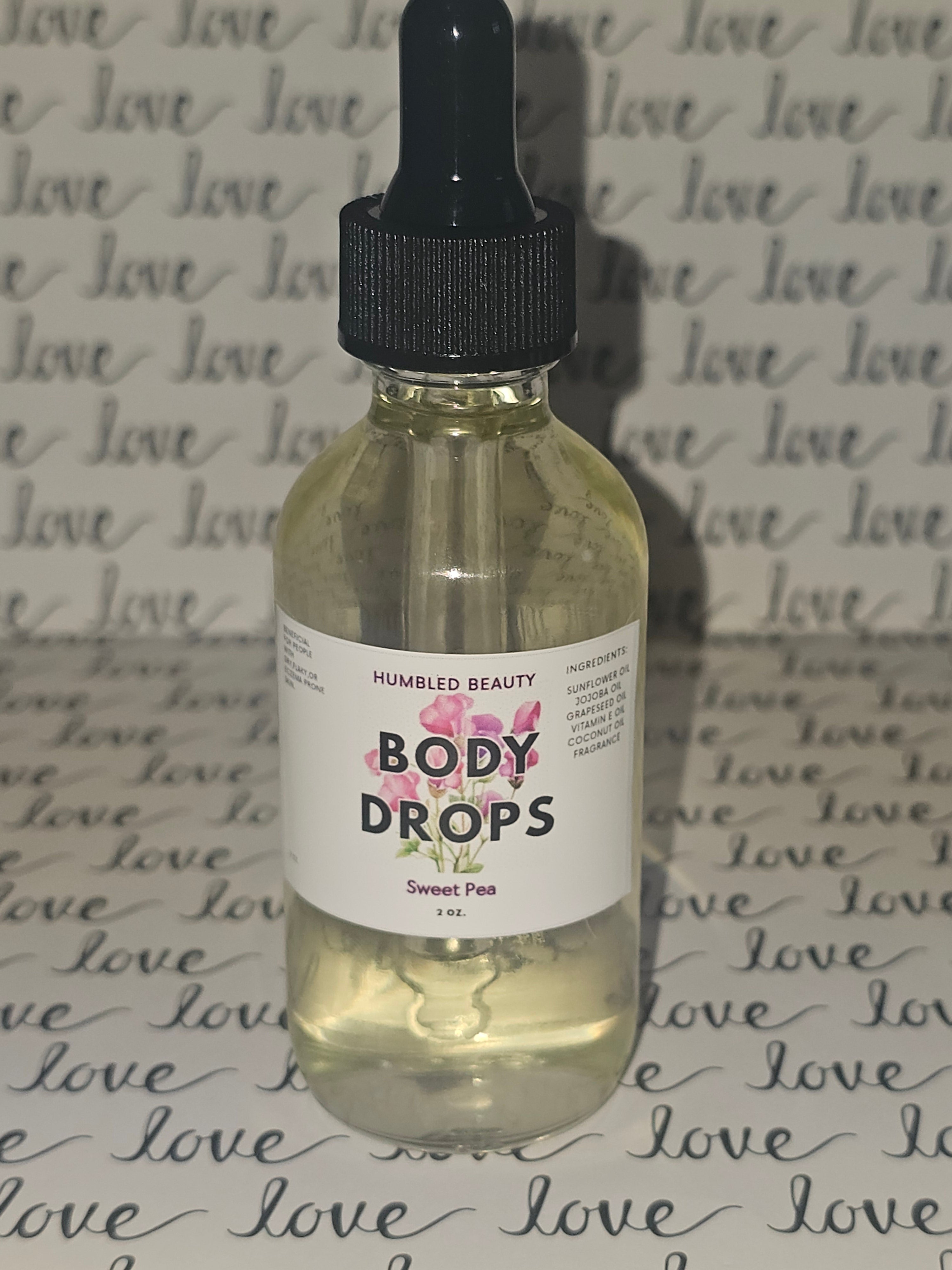 Sweet Pea Body Drops