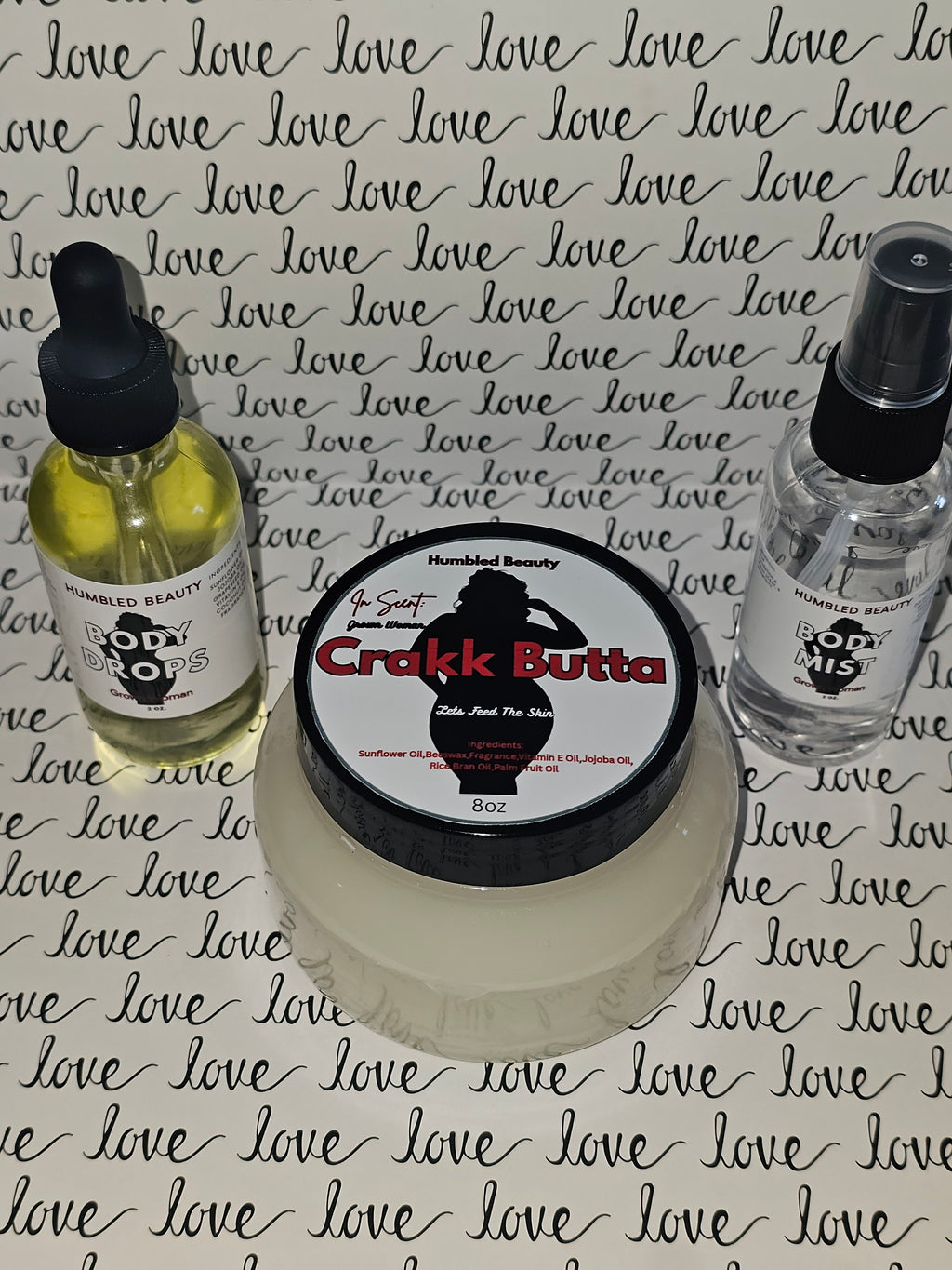 Grown Woman Crakk Butta Set