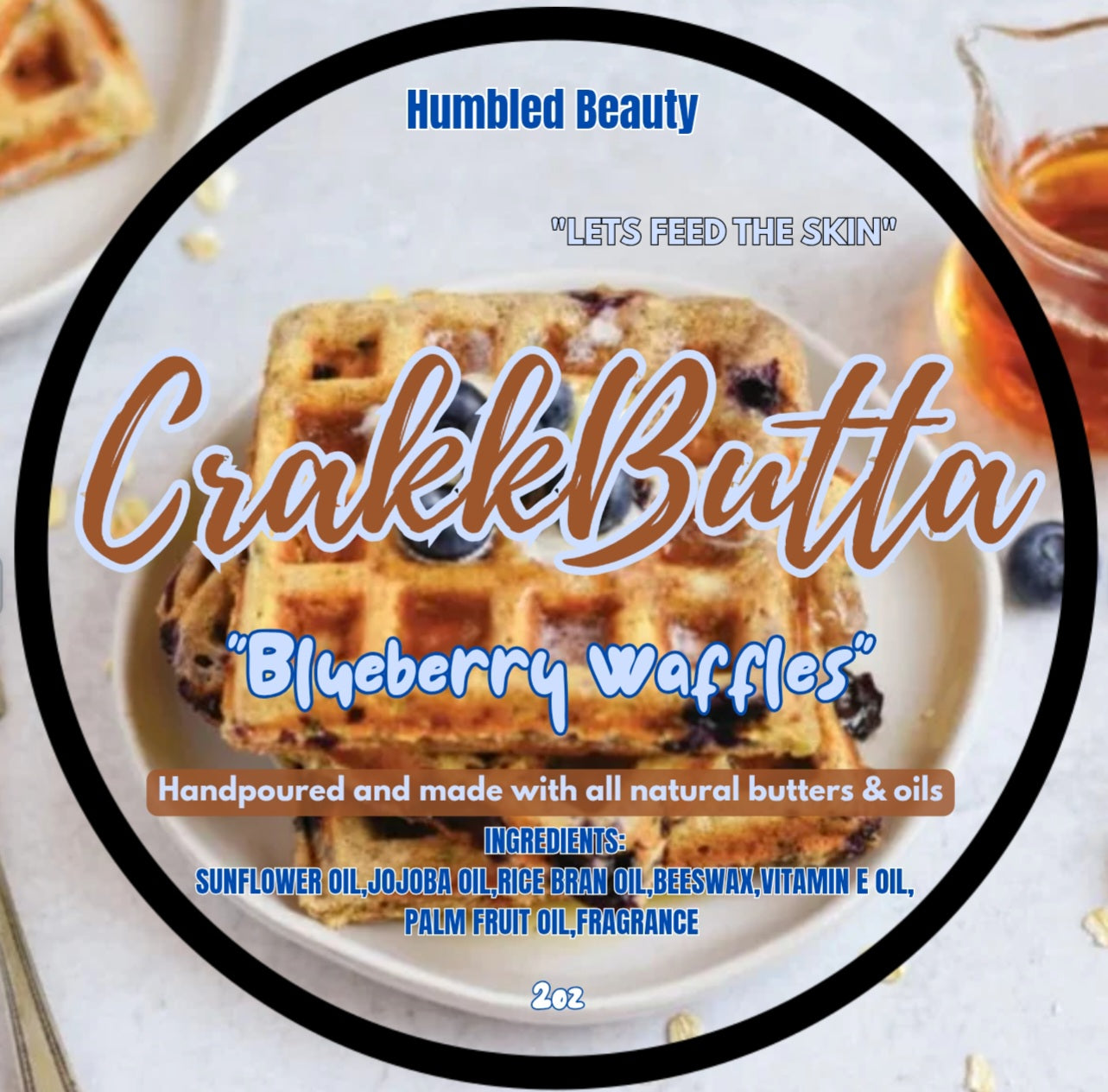 Blueberry Waffles Set