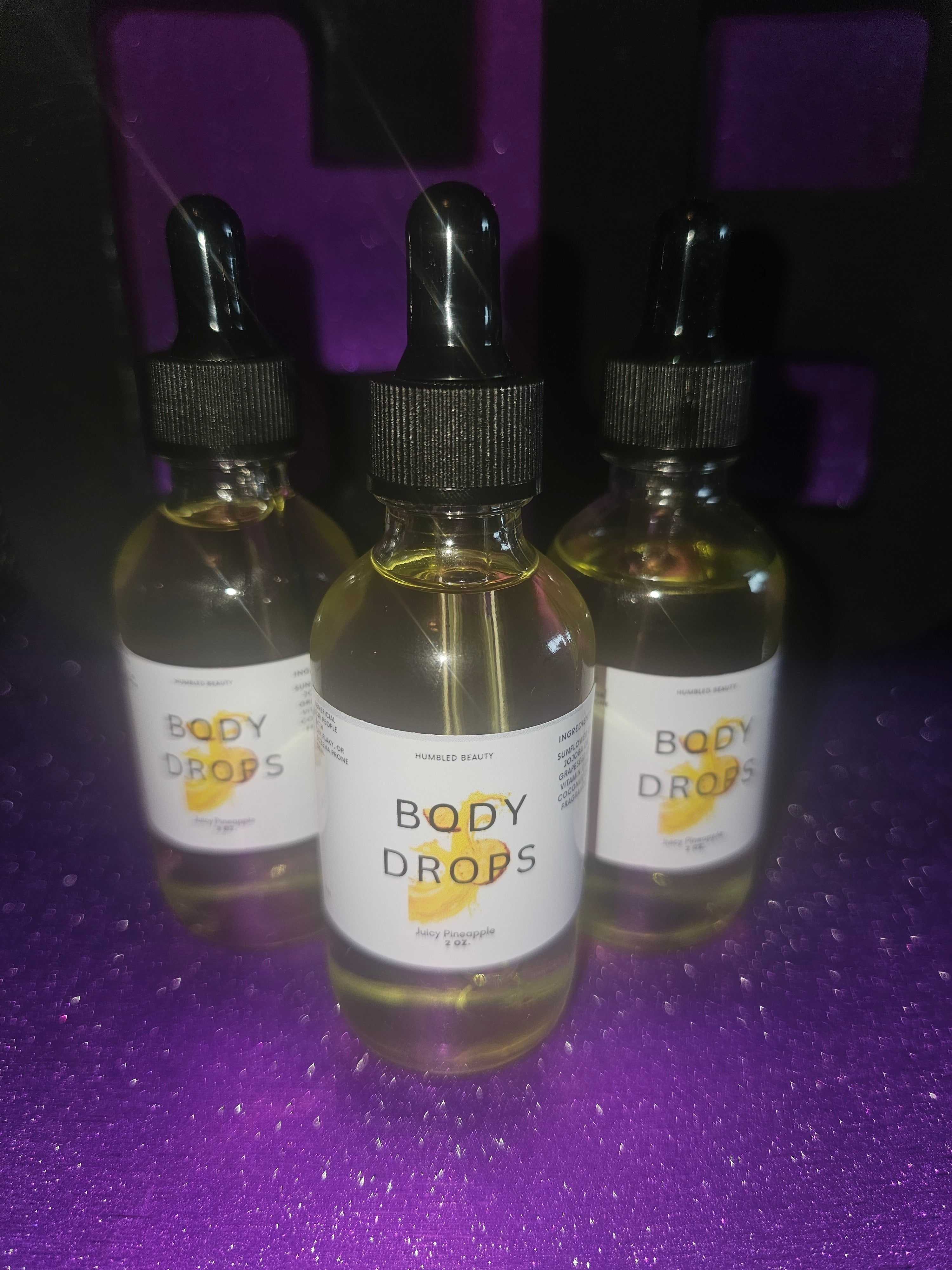 Juicy Pineapple Body Drops