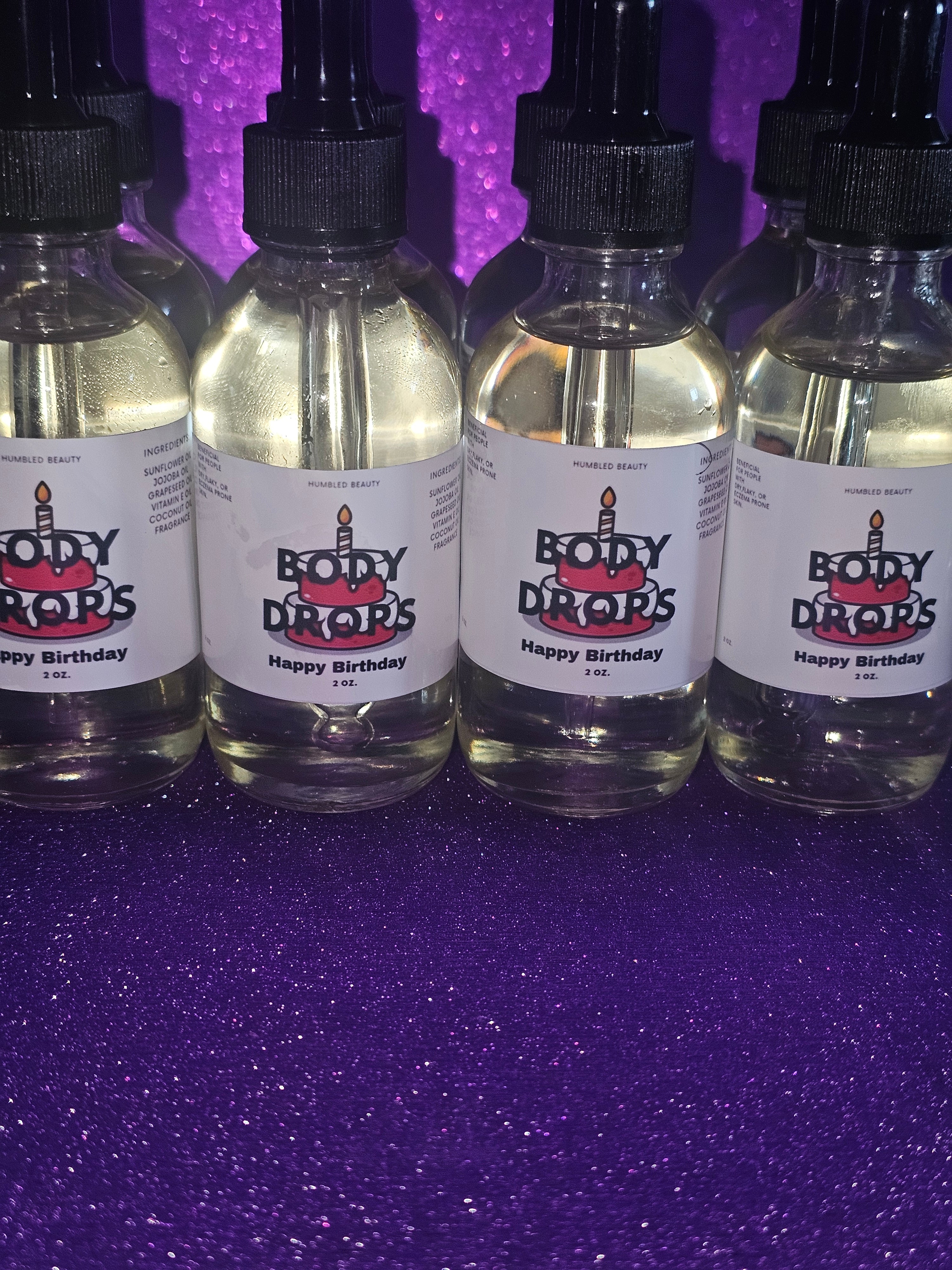 Happy Birthday Body Drops