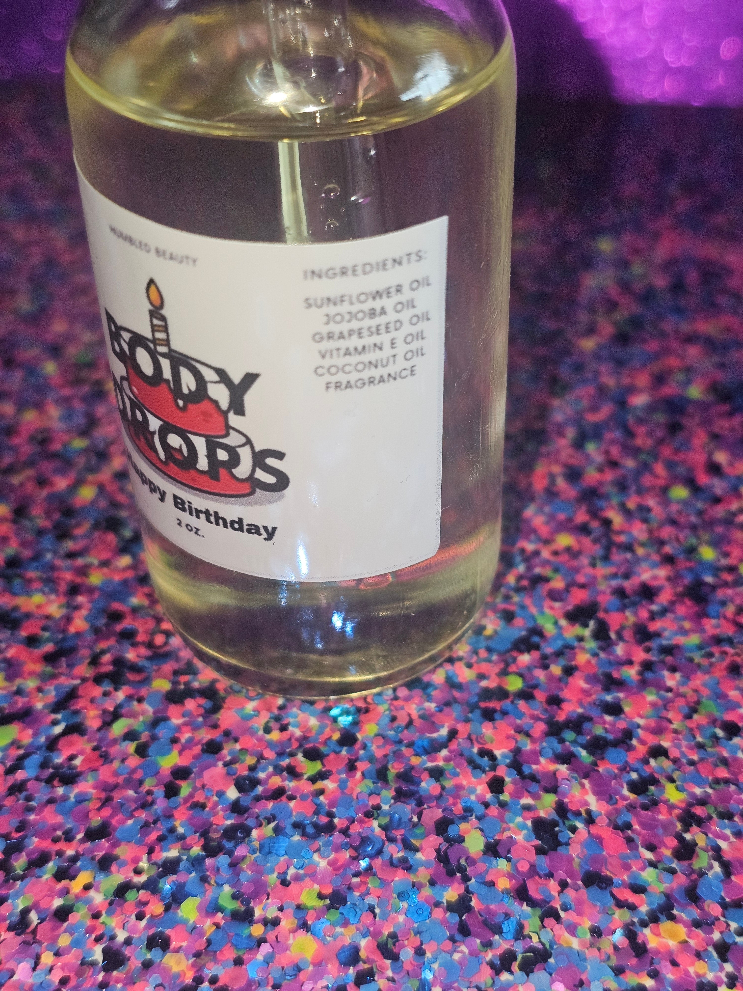 Happy Birthday Body Drops