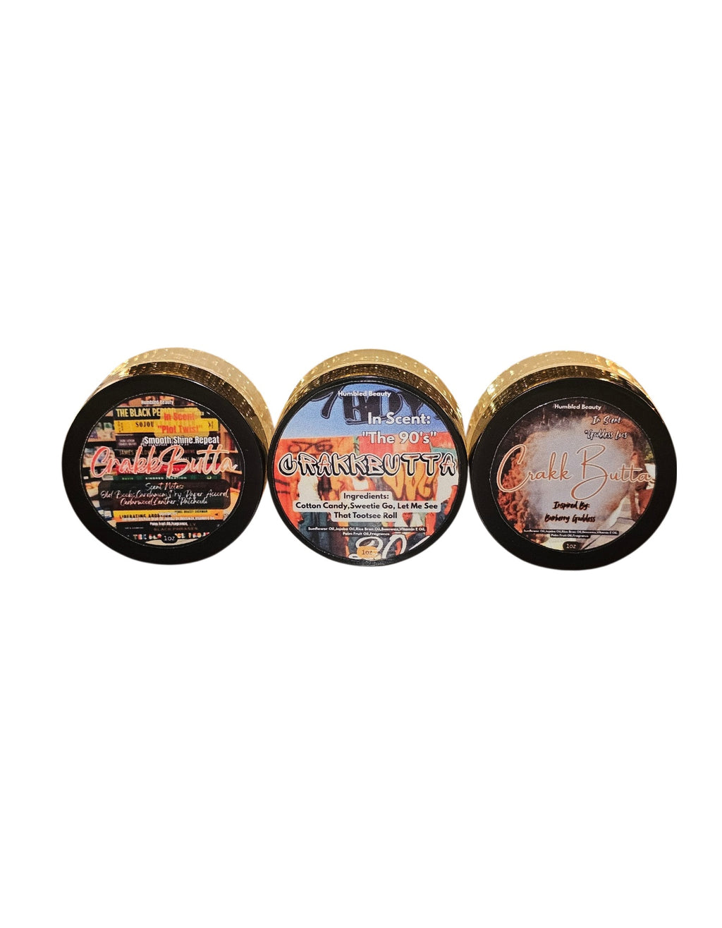 Spring Travel Bundle(Three 1oz Crakk Butta's & Three 1oz Body Drops)