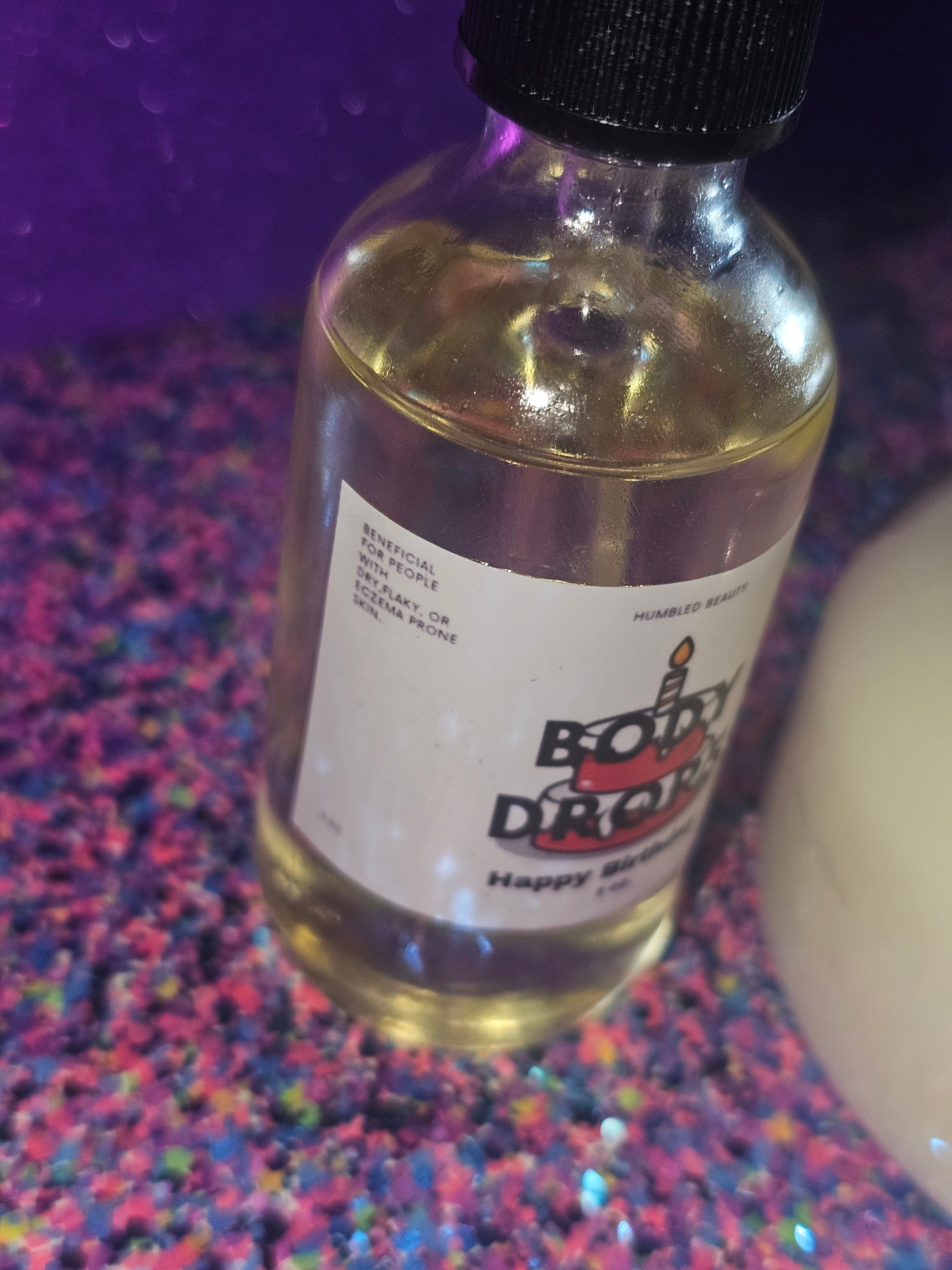 Happy Birthday Body Drops