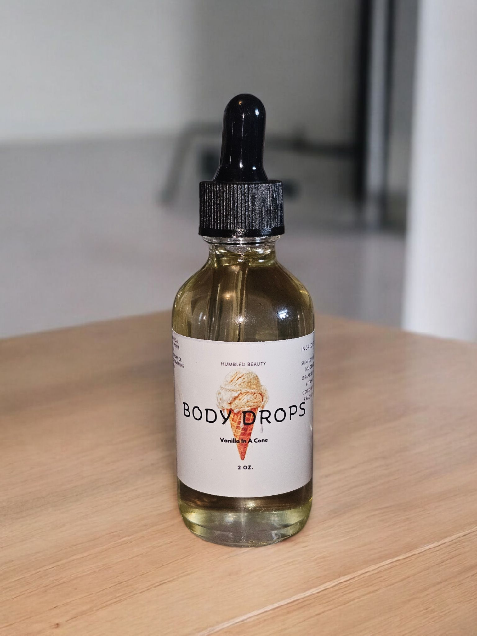 Vanilla In A Cone Body Drops