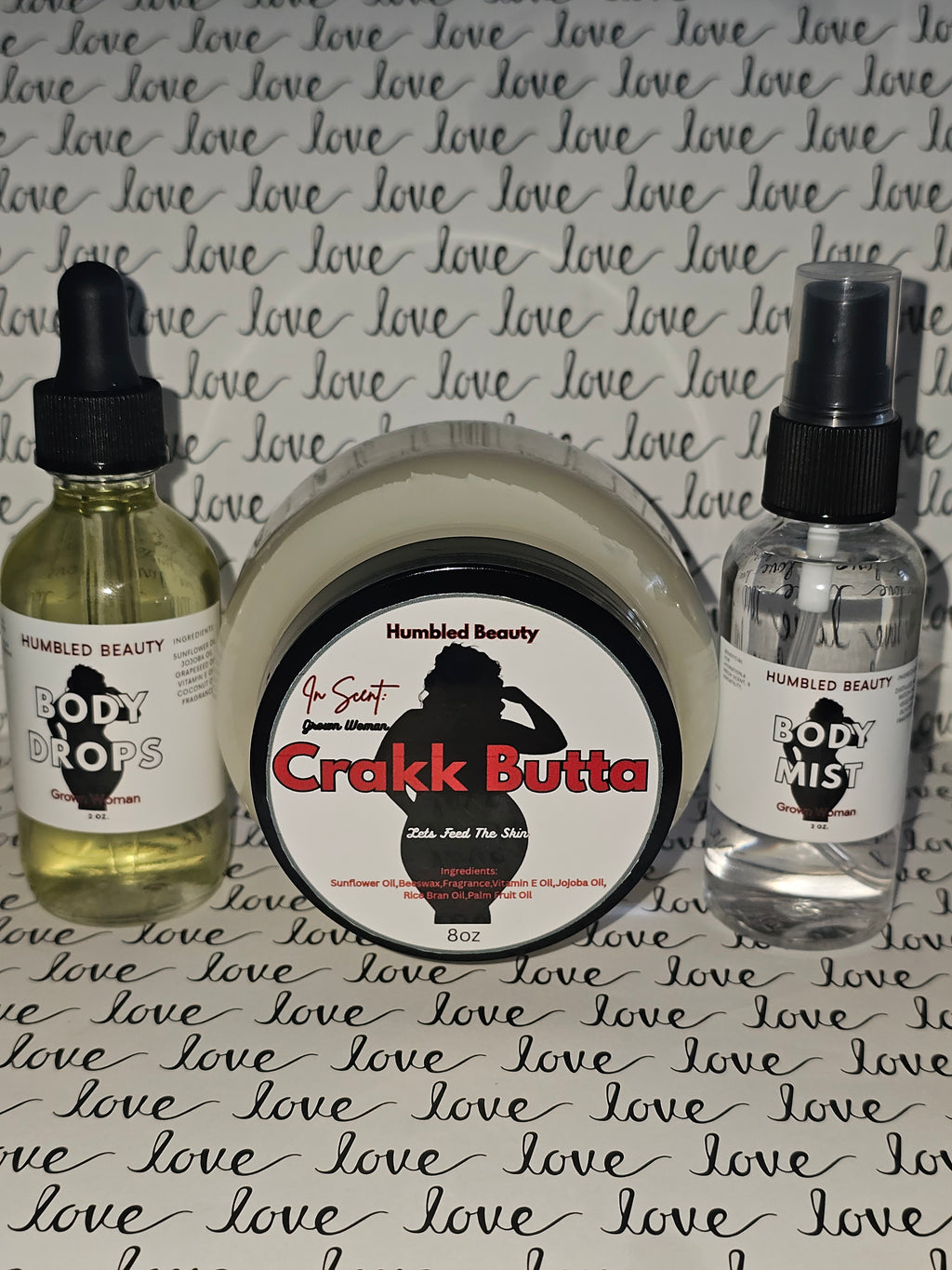 Grown Woman Crakk Butta Set