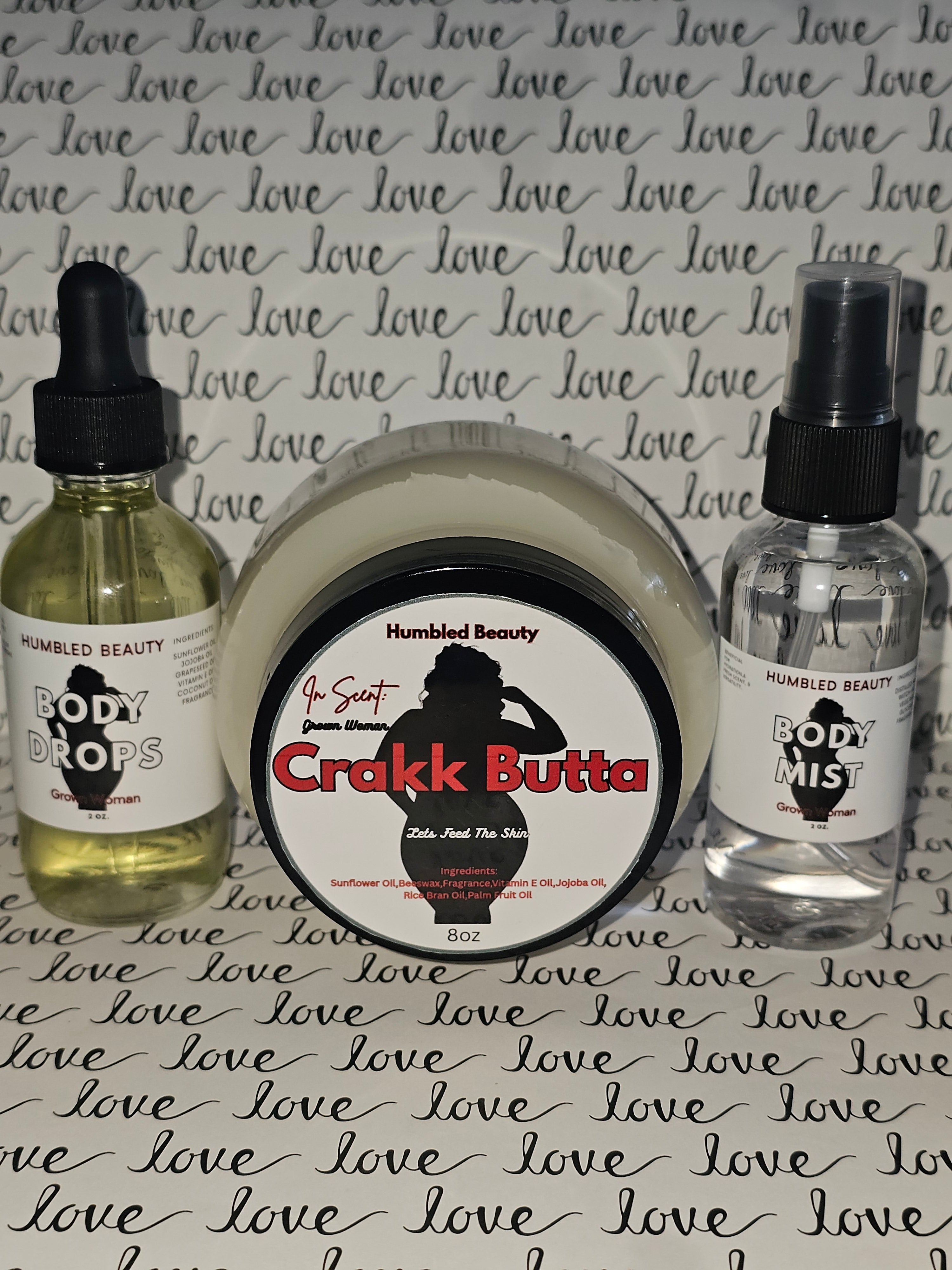 Grown Woman Crakk Butta Set